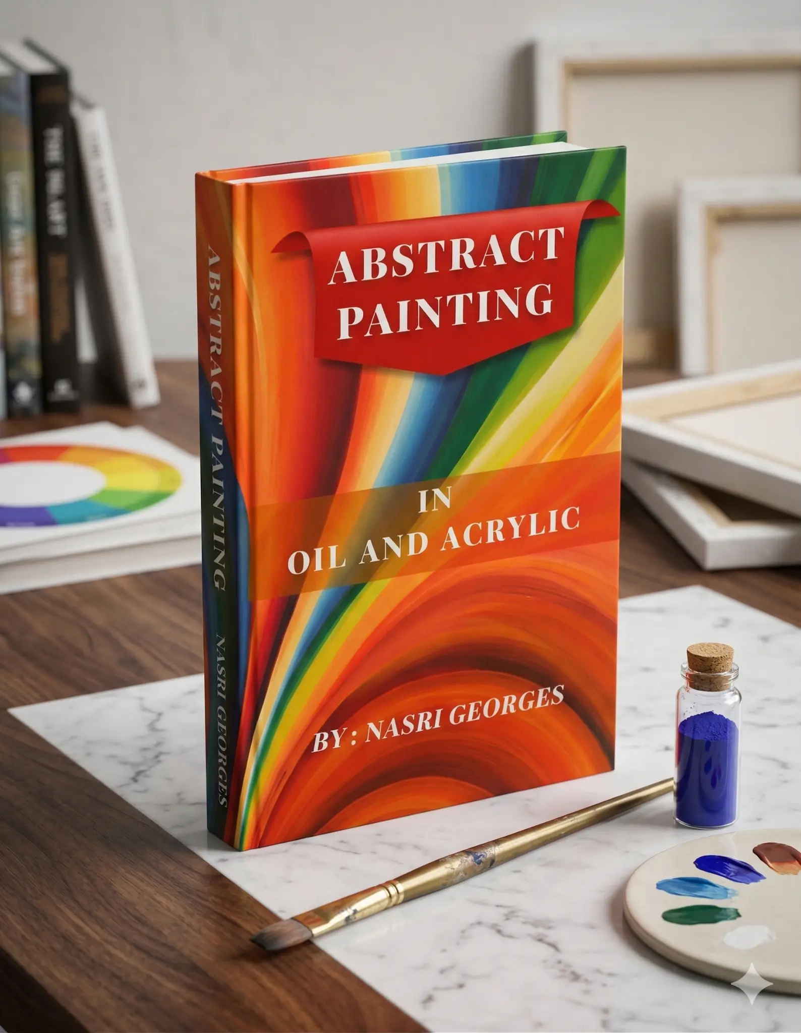 Abstract Painting mockup