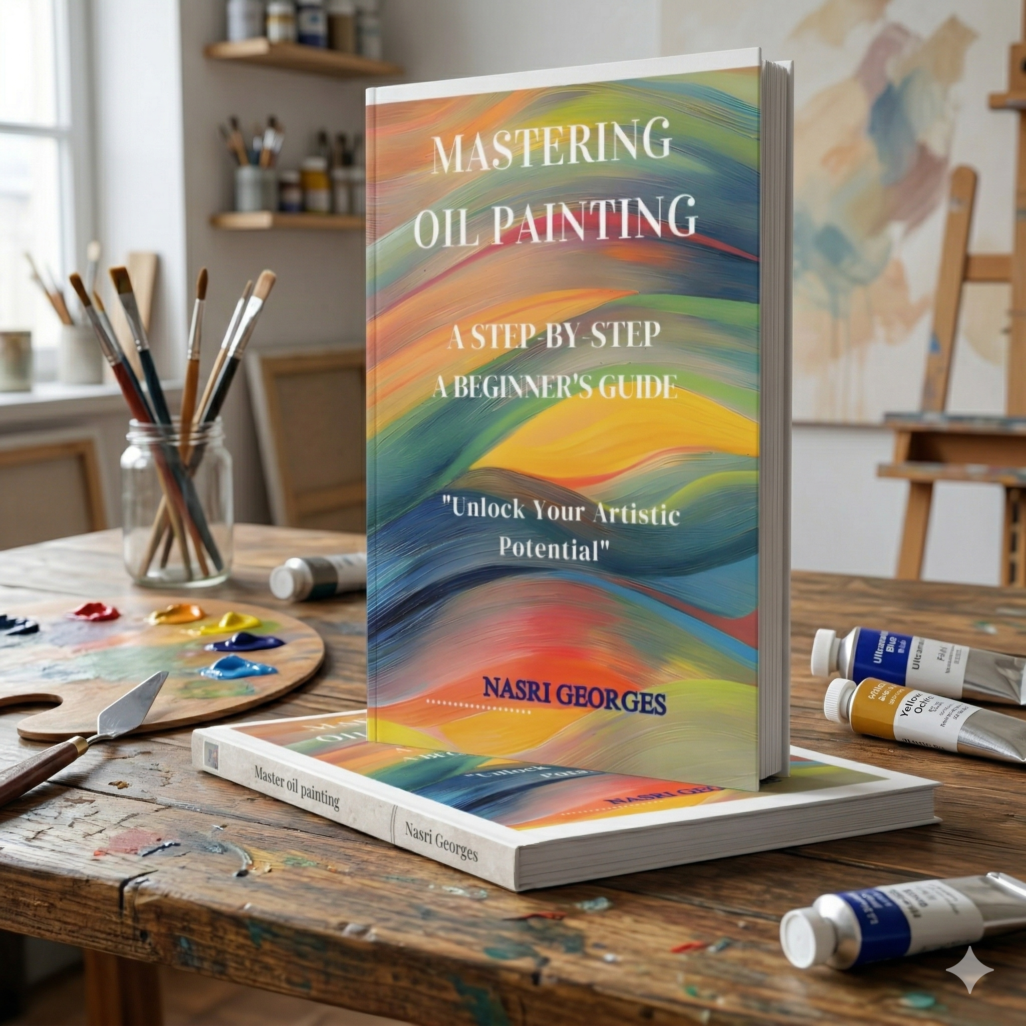 Mastering Oil Painting mockup